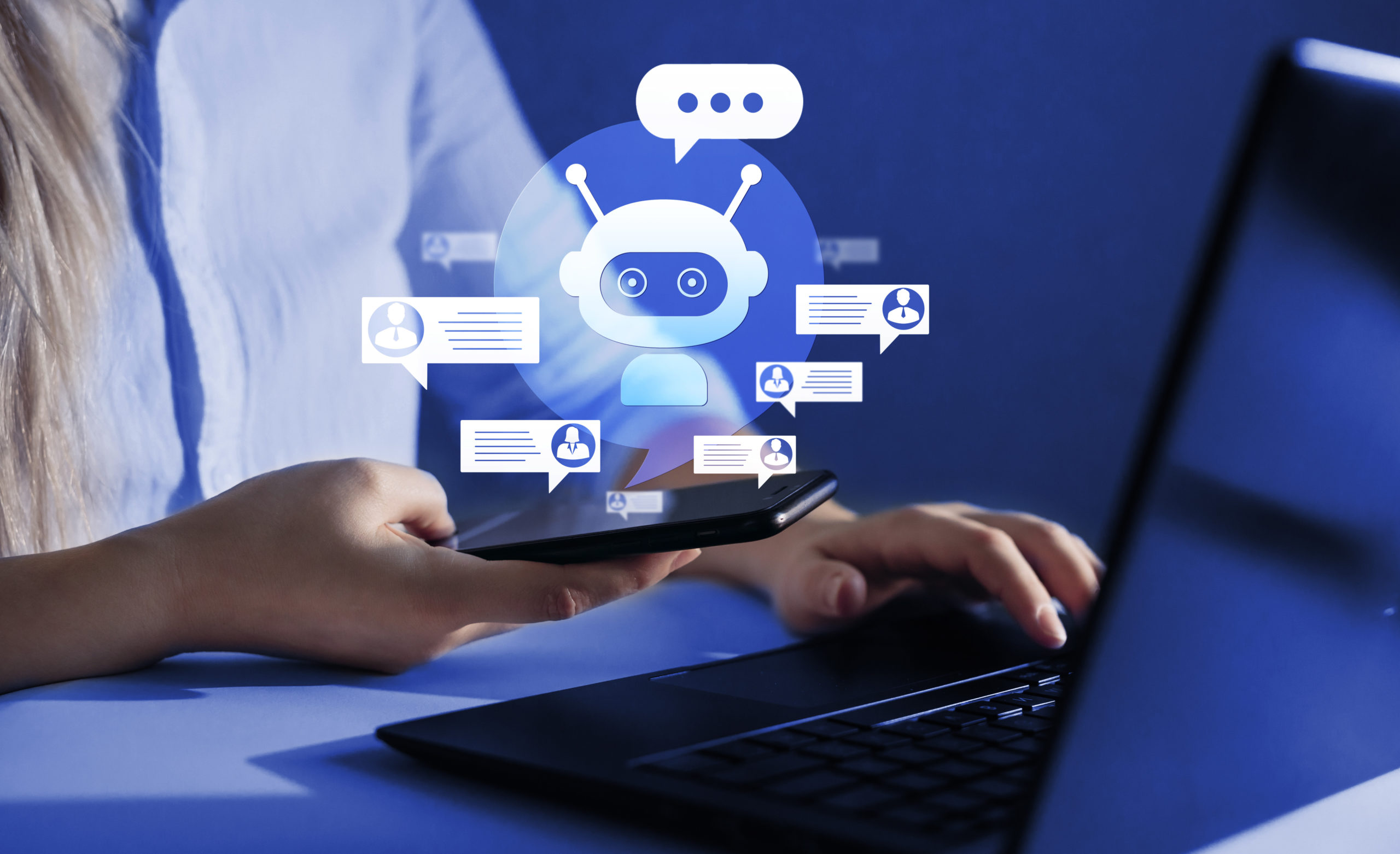 AI customer service with chat bots